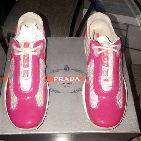 light pink prada sneakers